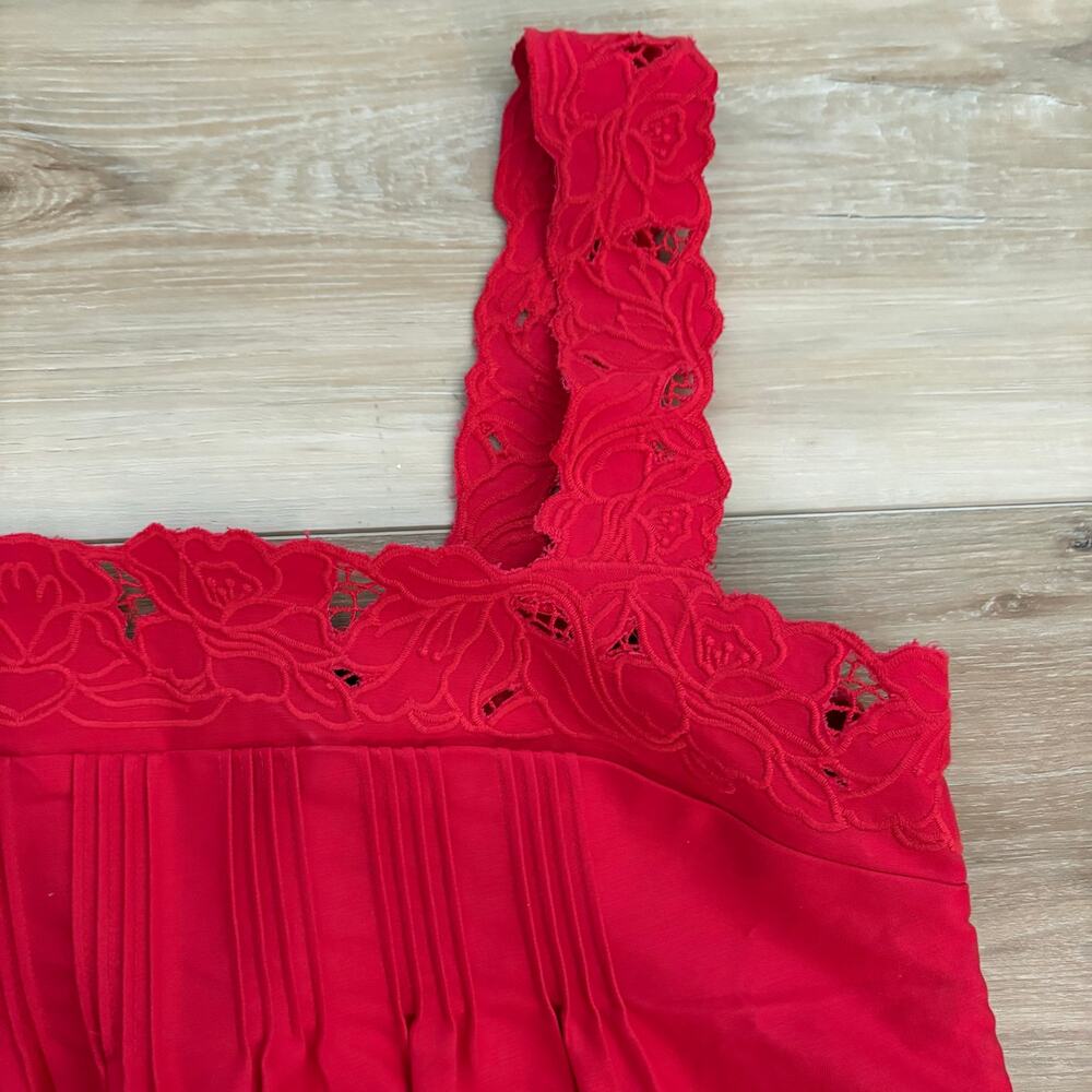 J. Crew Ondine Mini Dress Double Cotton Poplin Passion Rouge XS - Picture 4 of 11